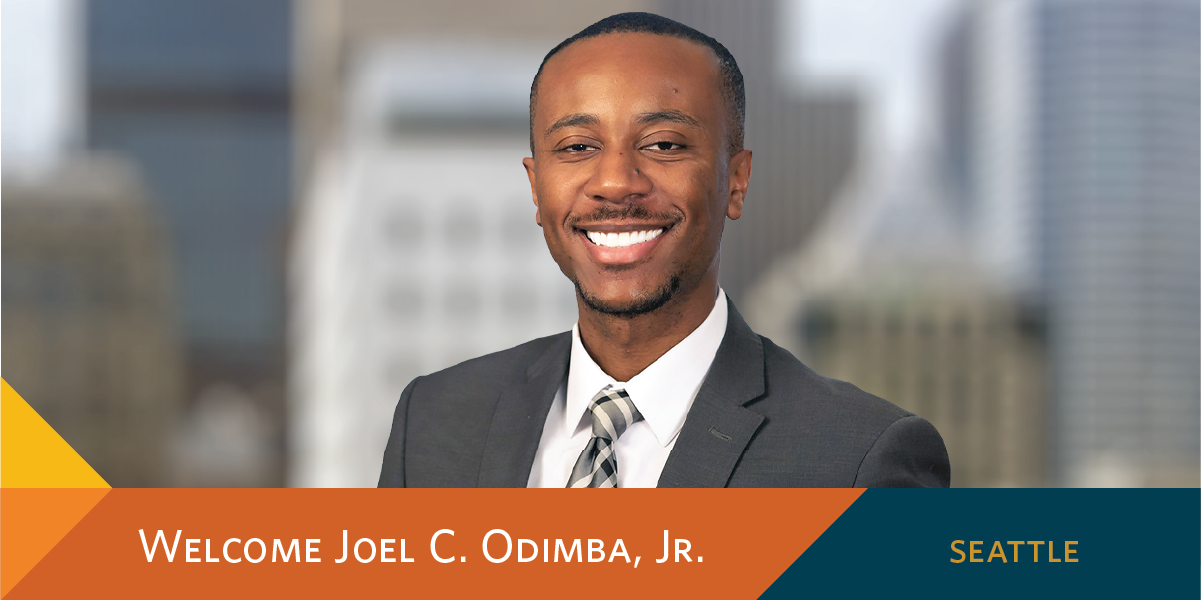 Family Law Attorney Joel C. Odimba, Jr. Joins McKinley Irvin in Seattle Image